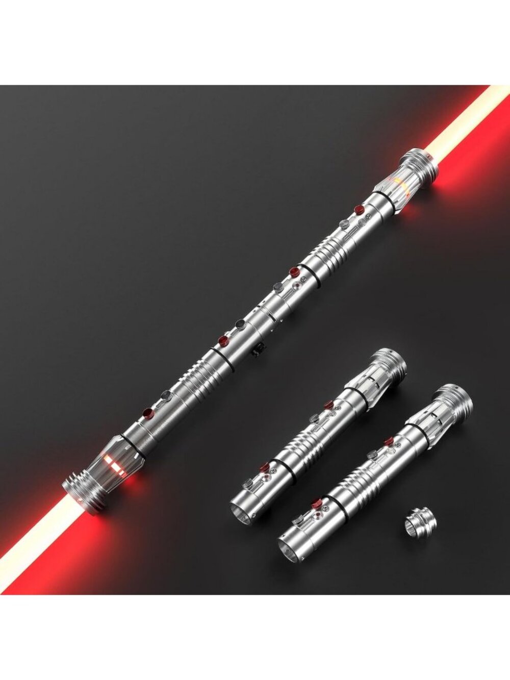 Dual Blade RGB Light Saber with Motion Control, 16 Sound Fonts & Infinite Colors